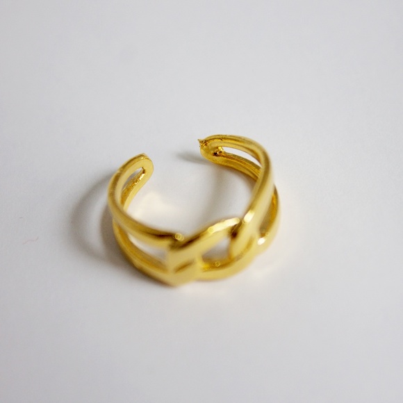 Love knot Ring 24K Plated - Picture 6 of 11